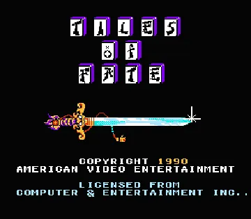 Tiles of Fate (USA) (Unl) screen shot title